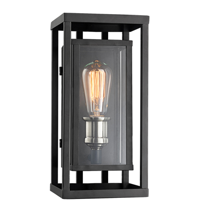 Trans Globe Lighting 50221 BK Showcase 13" Outdoor Black Contemporary Wall Lantern